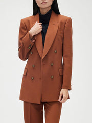 Lässige Anzugjacke mit Revers