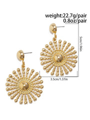 Pendientes personalizados de girasol, dulces y geniales