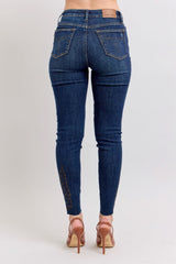 Judy Blue Embroidered High Rise Skinny Jeans
