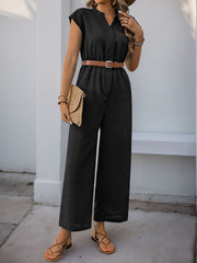 Modern Chic Wide-Leg Jumpsuit