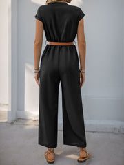 Modern Chic Wide-Leg Jumpsuit