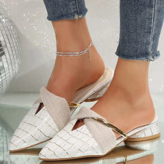 Point Toe Block Heels Sandals