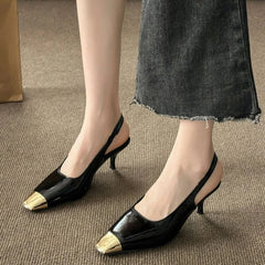 Point Toe Kitten Heels Pumps