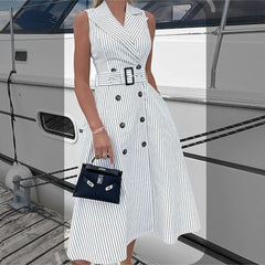 Riviera Belted Dress