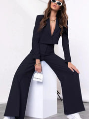 The Noir Power Suit Set