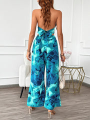 Ultimate Beach Ready Printed Halter Neck Top and Pants Set