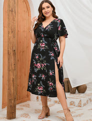 Plus Size Bella Midi Dress