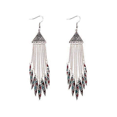 Boho Tassel Chain Earrings