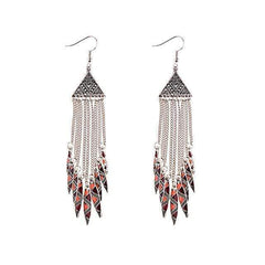 Boho Tassel Chain Earrings