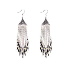 Boho Tassel Chain Earrings