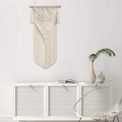 Lotus Blossom Macramé Wall Hanging