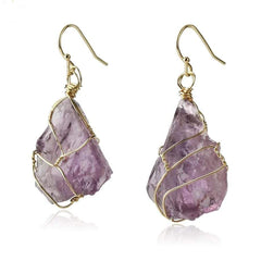 Natural Stone Irregular Shaped Earrings