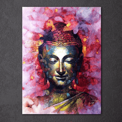 Color Splash Feng Shui Buddha Painting Canvas