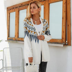 Fair Isle Knitted Cardigan