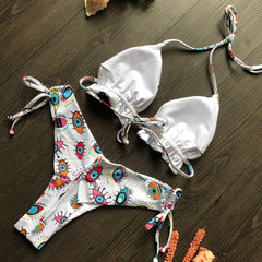 Colorful Evil Eye Bikini Set