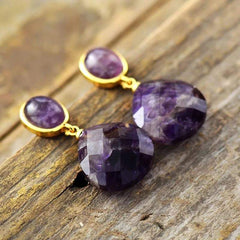 Amethyst Drop Earrings
