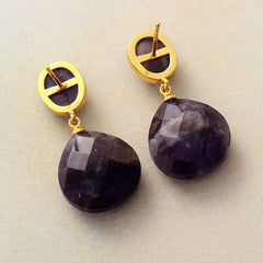 Amethyst Drop Earrings