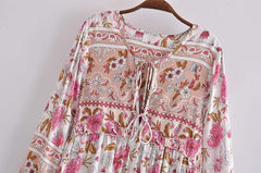 Elena Pink Maxi Dress