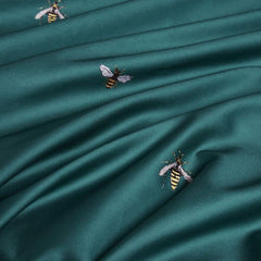 Emerald Bee Duvet Cover Set (Egyptian Cotton)