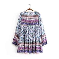 Fatima Boho Mini Dress