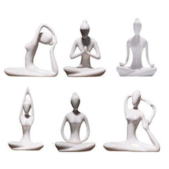 The Modern Yoga Lady Statues