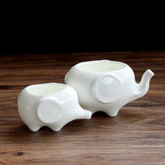 Elephant Plant Pot Set 2pcs