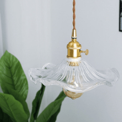 Flowers Glass Pendant Lamp