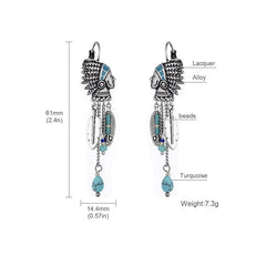 Native American Tassel Earrings