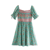 Kaila Mini Dress in Green