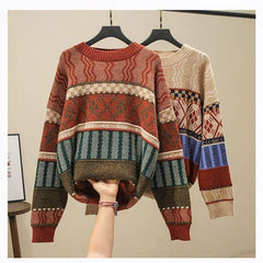 Kalea Retro Knitted Sweater