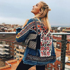 Maya Embroidered Denim Jacket