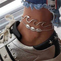 Shell Charm Anklet