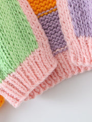 Carol Colorblock Knitted Cardigan