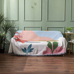 Sunset Landscape Throw Blanket