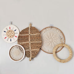 Autumn Rattan Wall Art Set