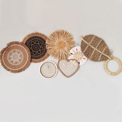 Autumn Rattan Wall Art Set