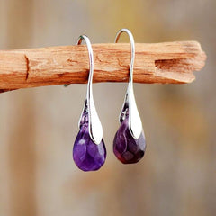 Vintage Natural Stone Earrings