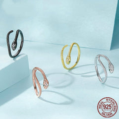 Sterling Silver Snake Ring