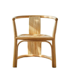Boho Bamboo Cane Rattan Chair