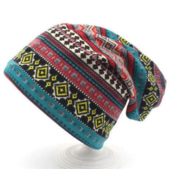 Boho Vintage Beanie Hat