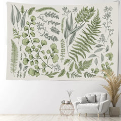 Botanical Print Tapestry