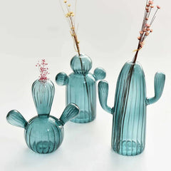 Cactus Glass Vase