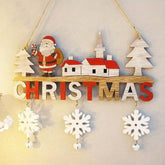 Christmas Wooden Hanging Pendant