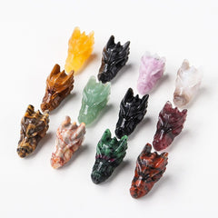 Dragon's Head Crystal Carving