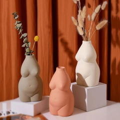 Female Body Art Vase