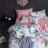 Flamingo Egyptian Cotton Duvet Set