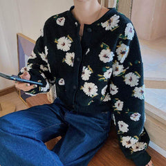 Floral Fleece Jacket