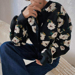 Floral Fleece Jacket