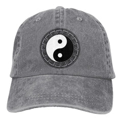 Yin & Yang Washed Baseball Cap
