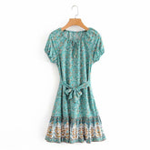 Adamina Boho Mini Dress ( 3 Colors )